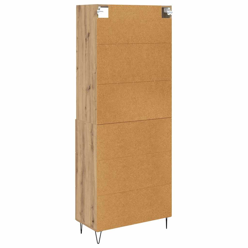 Magasfiú 2 db Artisan tölgy 69,5 x 34 x 180 cm 10