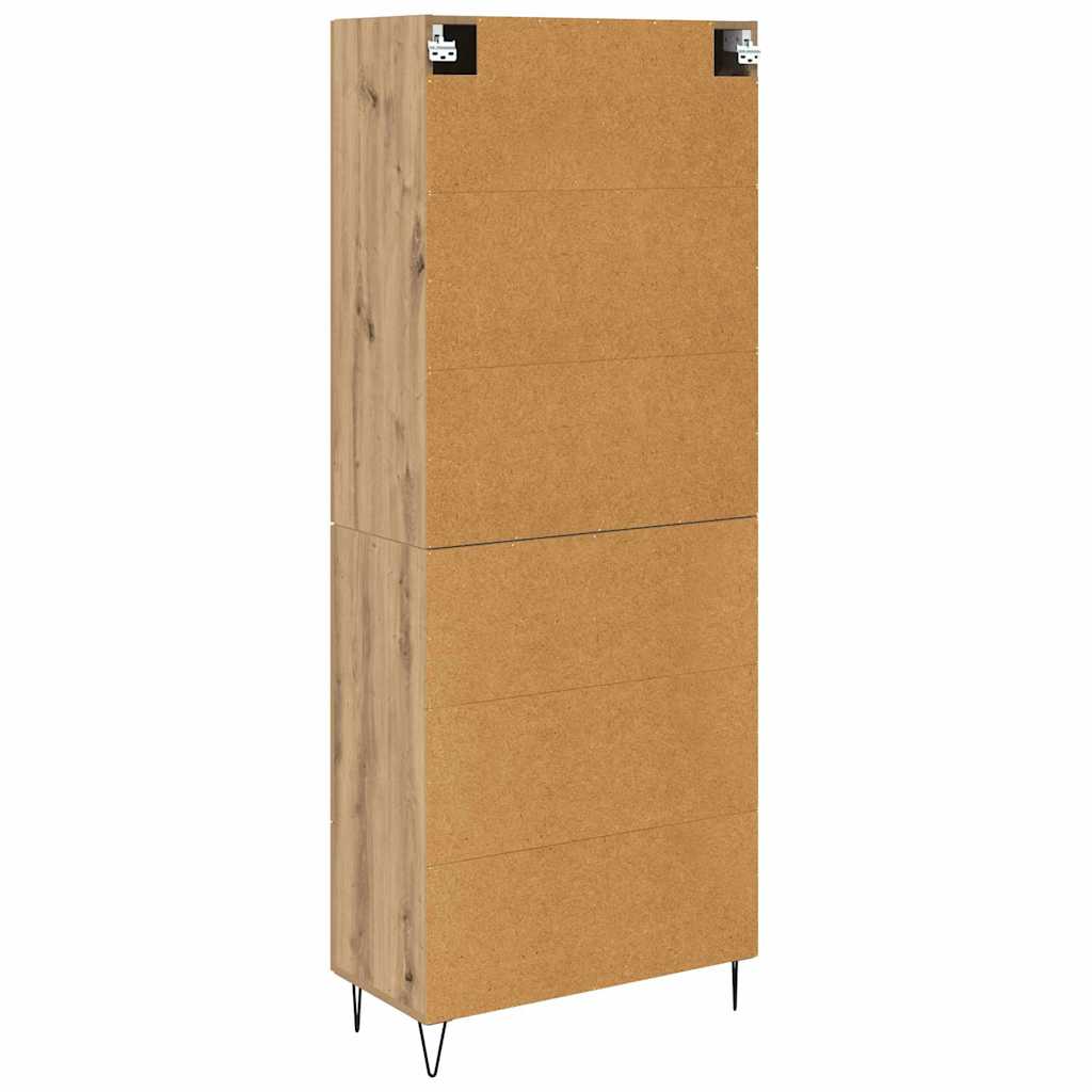Magasfiú 2 db Artisan tölgy 69,5 x 34 x 180 cm Szerelt Fa 10