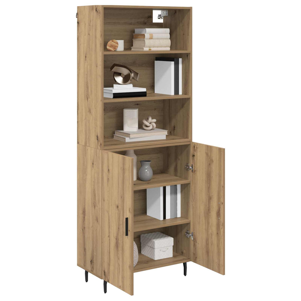 Magasfiú 2 db Artisan tölgy 69,5 x 32,5 x 180 cm Szerelt Fa 3