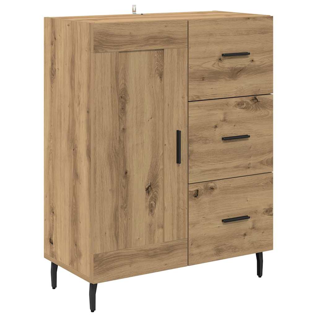 Magasfiú 2 db Artisan tölgy 69,5 x 32,5 x 180 cm Szerelt Fa 6