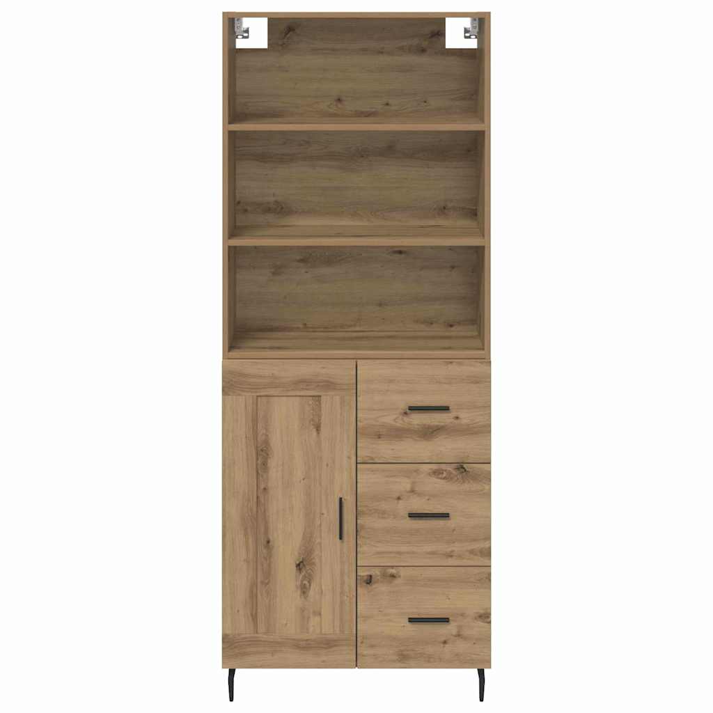 Magasfiú 2 db Artisan tölgy 69,5 x 32,5 x 180 cm Szerelt Fa 8