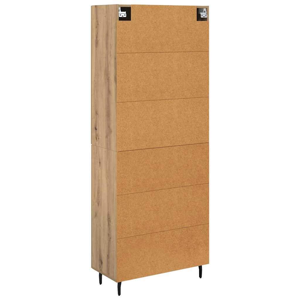 Magasfiú 2 db Artisan tölgy 69,5 x 34 x 180 cm Szerelt Fa 10