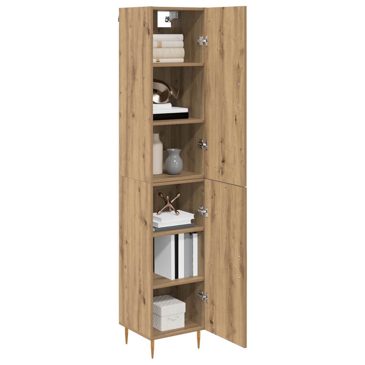 Magasfiú 2 db Artisan tölgy 34,5 x 34 x 180 cm Szerelt Fa 3