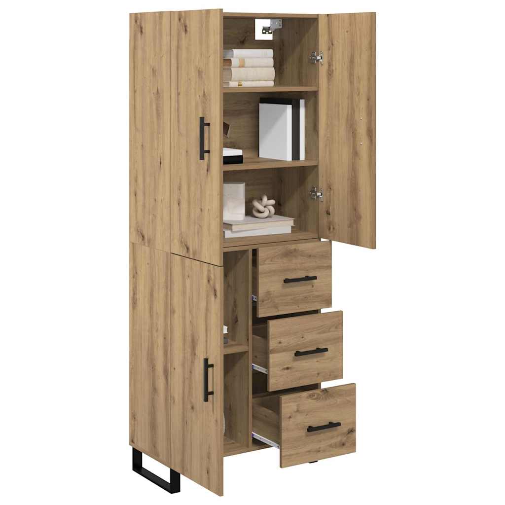 Magasfiú 2 db Artisan tölgy 69,5 x 34 x 180 cm 3