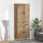 Magasfiú 2 db Artisan tölgy 69,5 x 34 x 180 cm Szerelt Fa