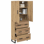 Magasfiú 2 db Artisan tölgy 69,5 x 34 x 180 cm 3