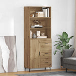 Magasfiú 2 db Artisan tölgy 69,5 x 32,5 x 180 cm Szerelt Fa