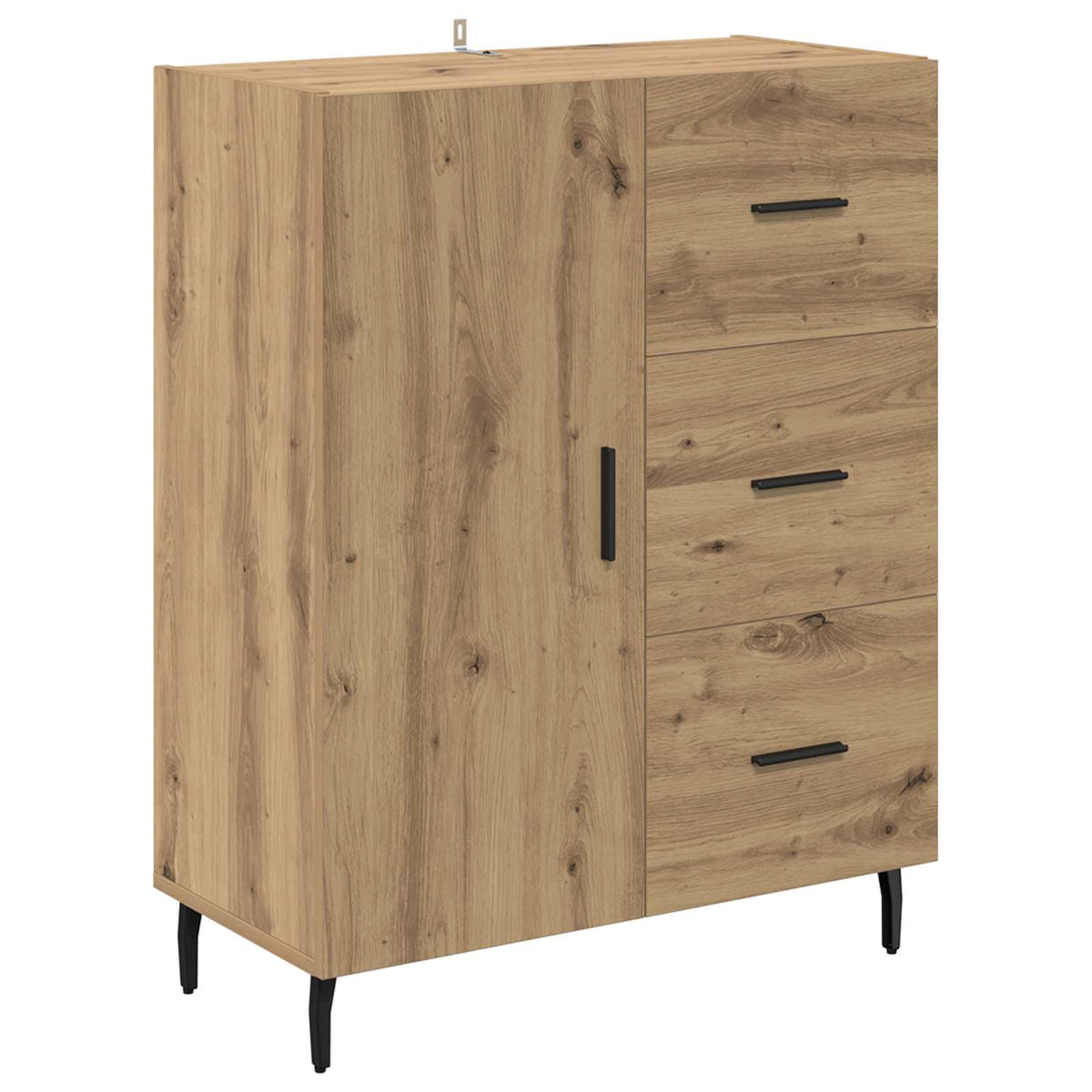 Magasfiú 2 db Artisan tölgy 69,5 x 32,5 x 180 cm Szerelt Fa 6