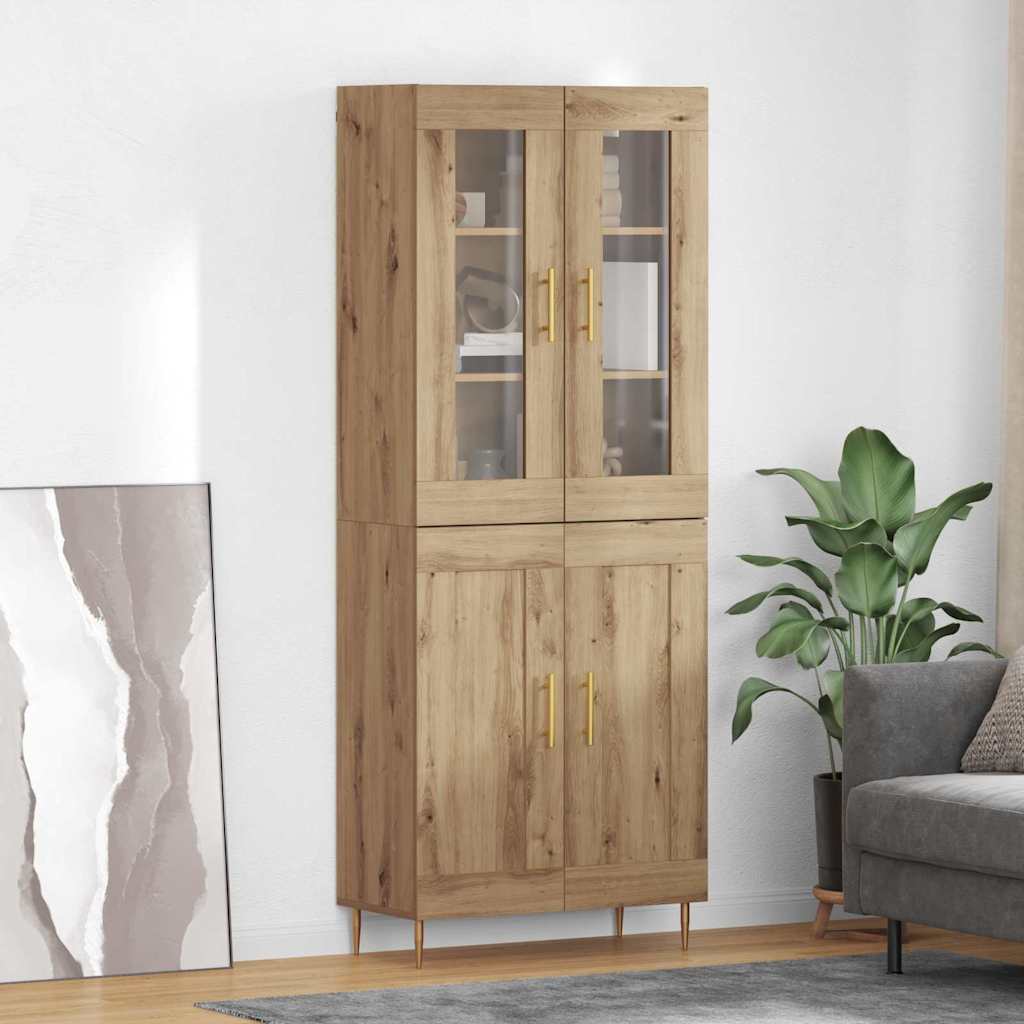 Magasfiú 2 db Artisan tölgy 69,5 x 34 x 180 cm Szerelt Fa