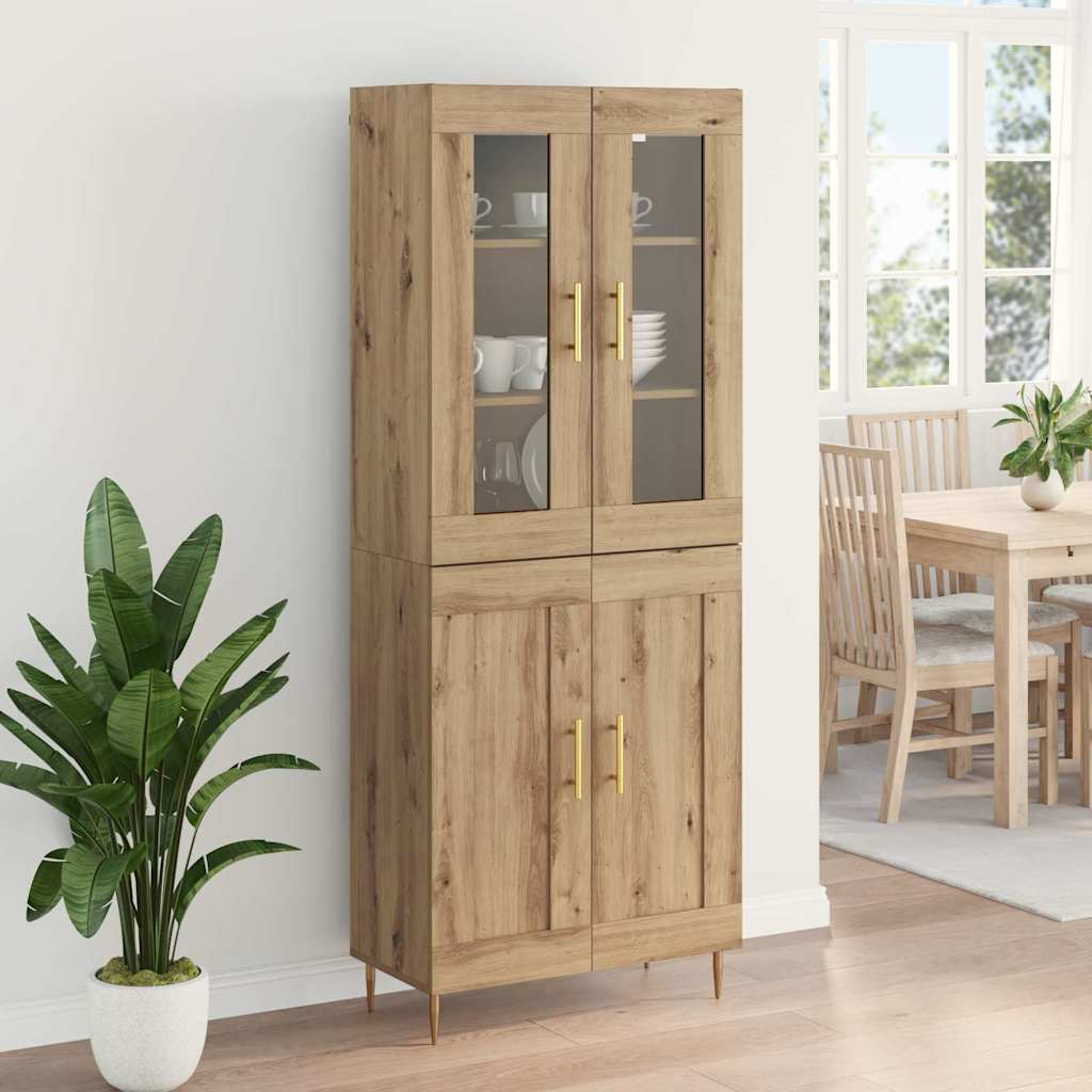 Magasfiú 2 db Artisan tölgy 69,5 x 34 x 180 cm Szerelt Fa 4