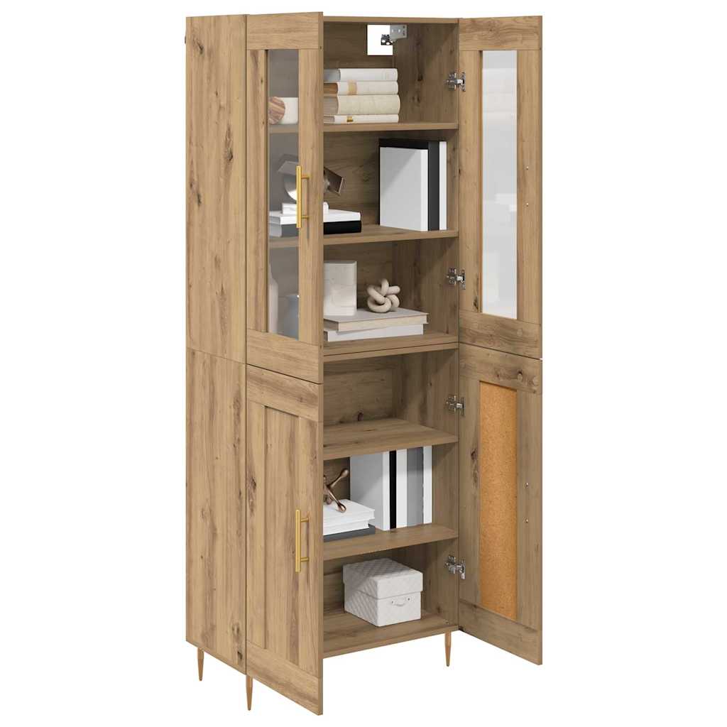 Magasfiú 2 db Artisan tölgy 69,5 x 34 x 180 cm Szerelt Fa 3