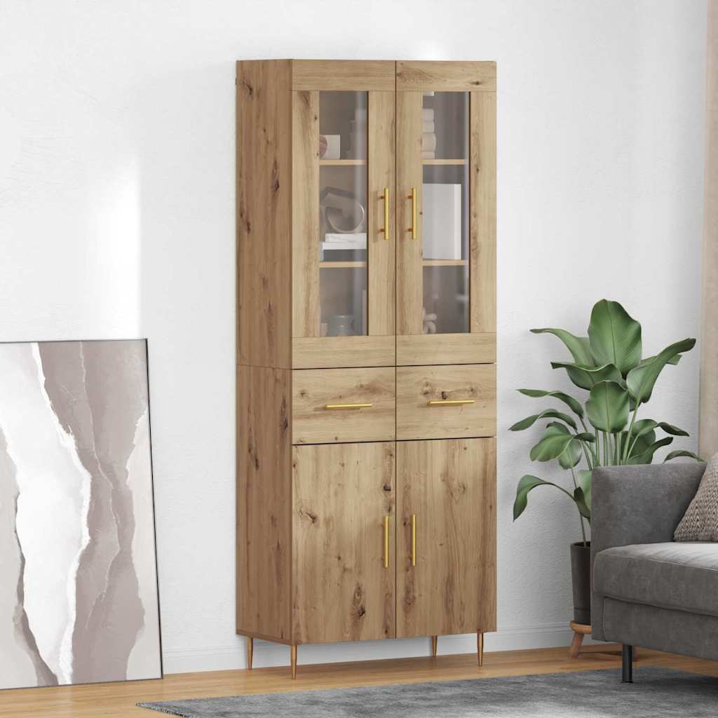 Magasfiú 2 db Artisan tölgy 69,5 x 34 x 180 cm Szerelt Fa