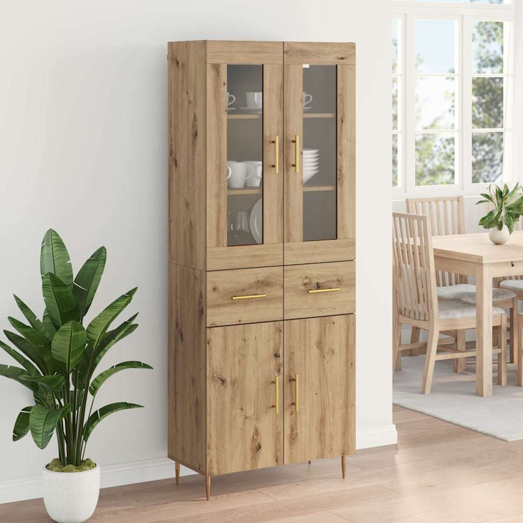 Magasfiú 2 db Artisan tölgy 69,5 x 34 x 180 cm Szerelt Fa 4