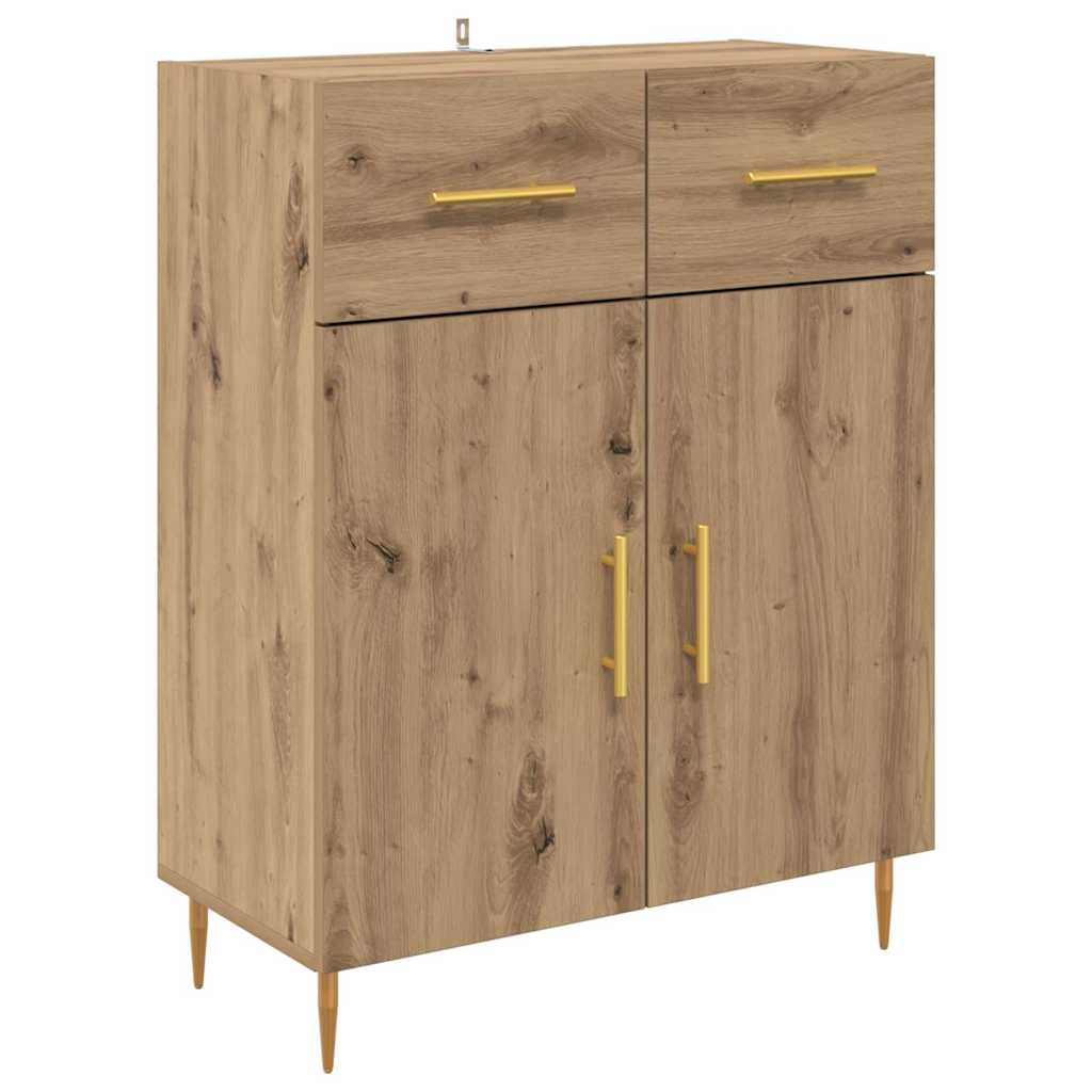 Magasfiú 2 db Artisan tölgy 69,5 x 34 x 180 cm Szerelt Fa 6