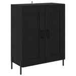 Magasfiú 2 db Fekete tölgy 69,5 x 34 x 180 cm Szerelt Fa 6