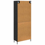 Magasfiú 2 db Fekete tölgy 69,5 x 34 x 180 cm Szerelt Fa 10