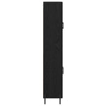 Magasfiú 2 db Fekete tölgy 69,5 x 34 x 180 cm Szerelt Fa 9