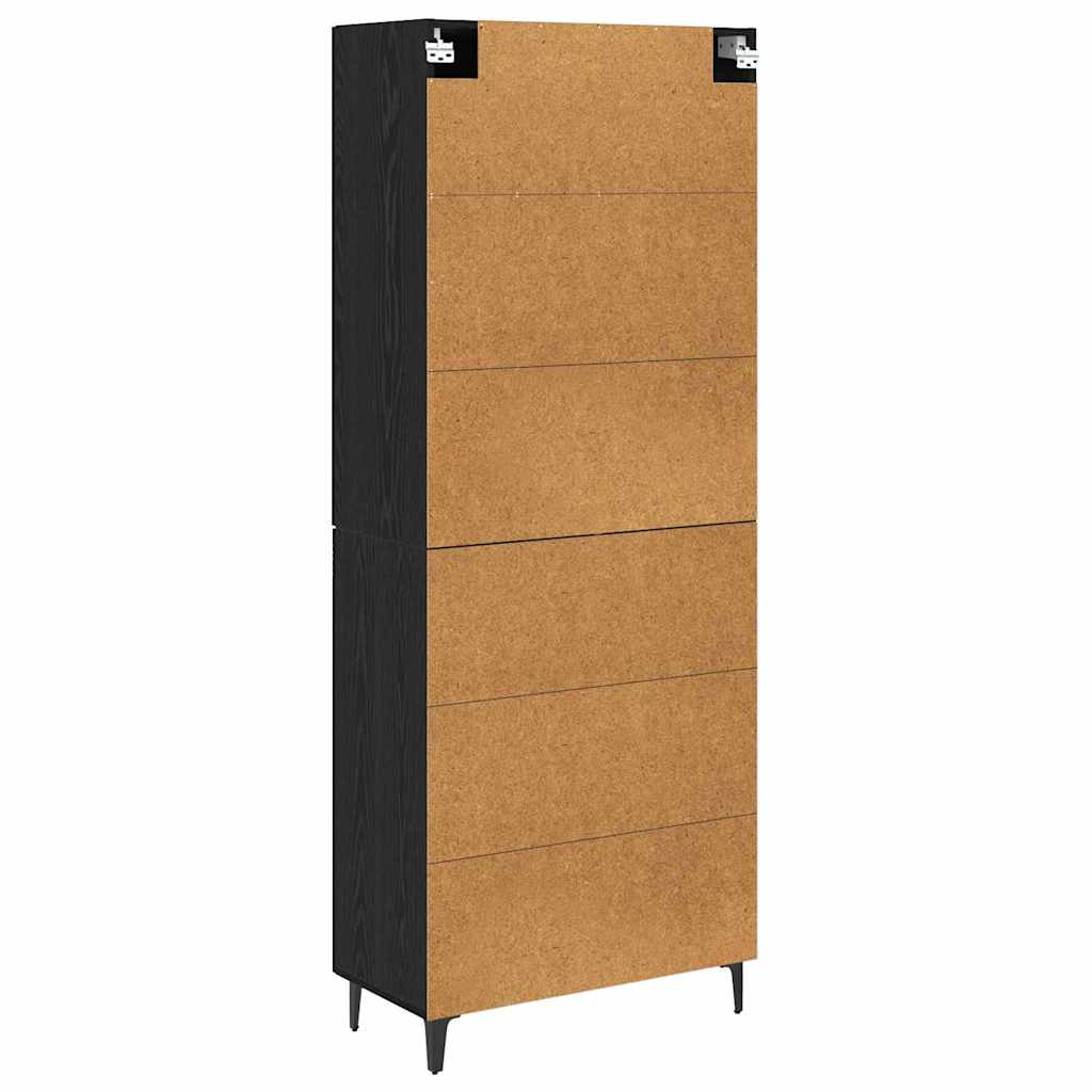 Magasfiú Fekete tölgy 69,5 x 34 x 180 cm Szerelt Fa 10