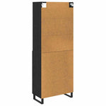 Magasfiú 2 db Fekete tölgy 69,5 x 34 x 180 cm 10