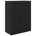 Magasfiú 2 db Fekete tölgy 69,5 x 34 x 180 cm Szerelt Fa 7