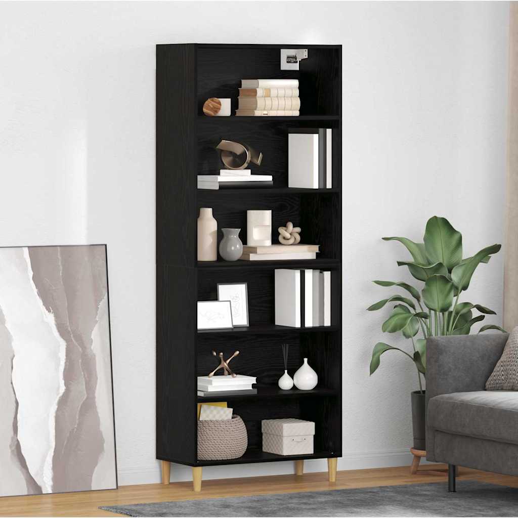 Magasfiú Fekete tölgy 69,5 x 32,5 x 180 cm Szerelt Fa