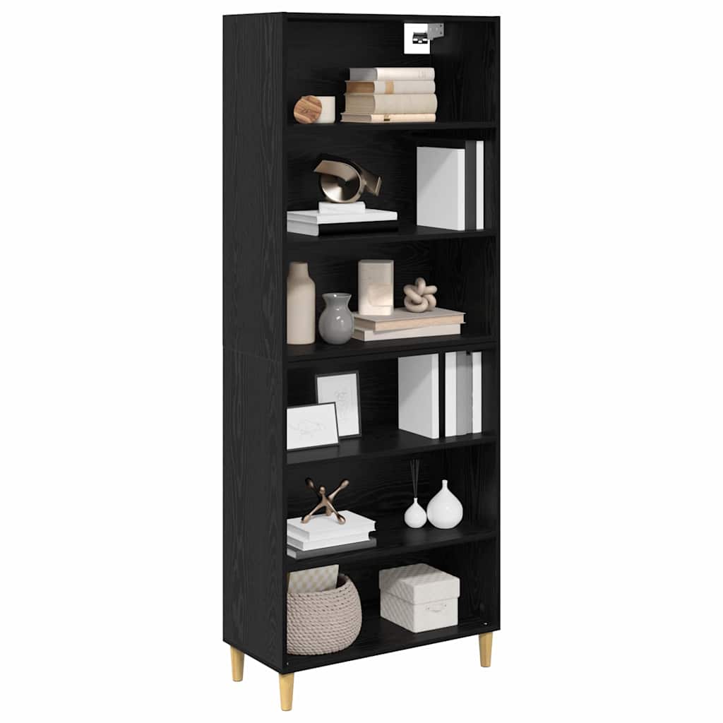 Magasfiú Fekete tölgy 69,5 x 32,5 x 180 cm Szerelt Fa 3