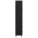 Magasfiú 2 db Fekete tölgy 69,5 x 34 x 180 cm Szerelt Fa 9