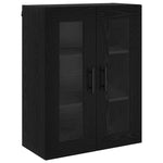 Magasfiú 2 db Fekete tölgy 69,5 x 34 x 180 cm Szerelt Fa 7