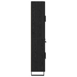 Magasfiú 2 db Fekete tölgy 69,5 x 34 x 180 cm Szerelt Fa 9