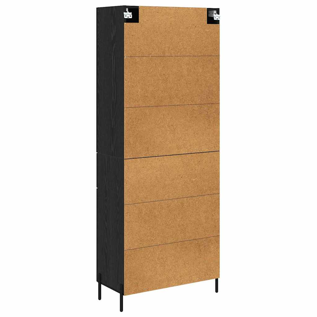 Magasfiú Fekete tölgy 69,5 x 34 x 180 cm Szerelt Fa 10