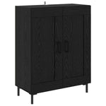 Magasfiú 2 db Fekete tölgy 69,5 x 34 x 180 cm Szerelt Fa 6