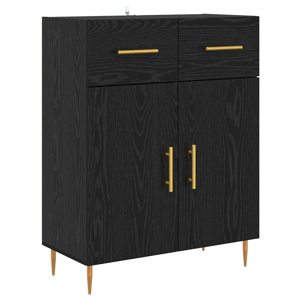 Magasfiú Fekete tölgy 69,5 x 34 x 180 cm Szerelt Fa 6