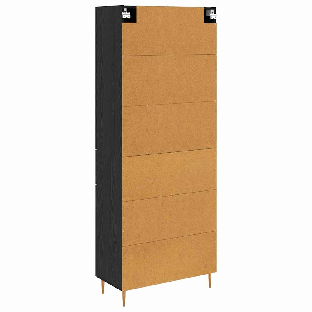 Magasfiú Fekete tölgy 69,5 x 34 x 180 cm Szerelt Fa 10