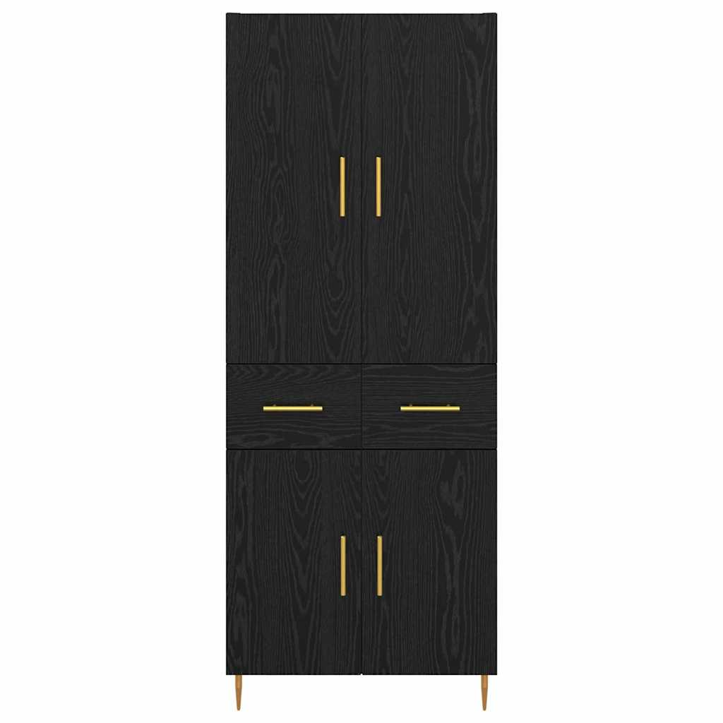 Magasfiú Fekete tölgy 69,5 x 34 x 180 cm Szerelt Fa 8