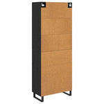 Magasfiú 2 db Fekete tölgy 69,5 x 34 x 180 cm 10
