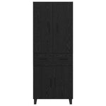 Magasfiú 2 db Fekete tölgy 69,5 x 34 x 180 cm 8