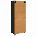 Magasfiú 2 db Fekete tölgy 69,5 x 34 x 180 cm Szerelt Fa 10