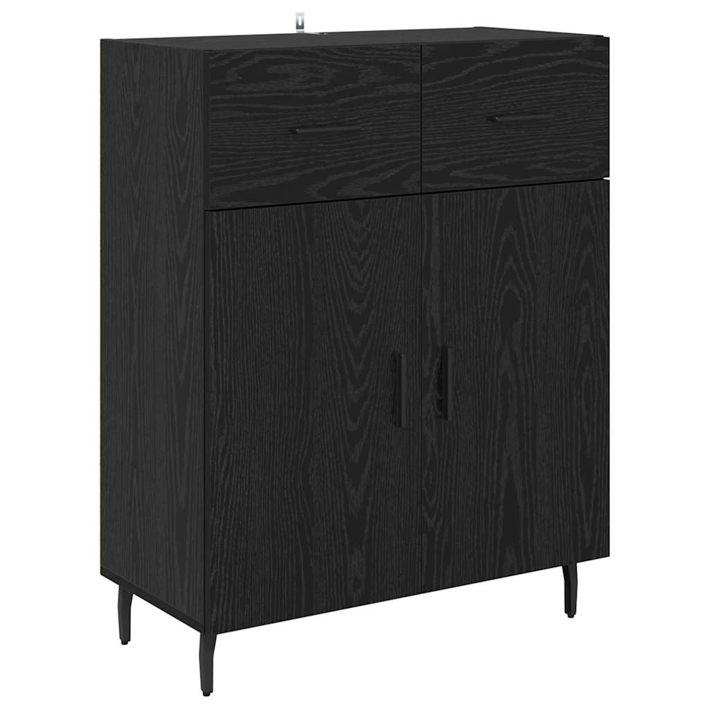 Magasfiú 2 db Musta tammi 69,5 x 34 x 180 cm Szerelt Fa 6