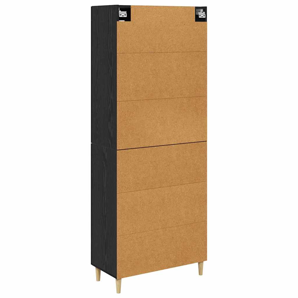 Magasfiú Fekete tölgy 69,5 x 34 x 180 cm Szerelt Fa 10