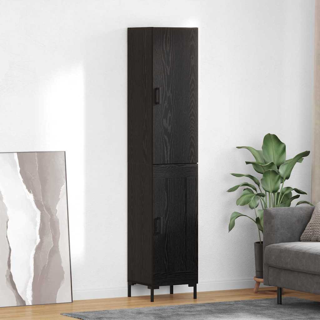 Magasfiú Fekete tölgy 34,5 x 34 x 180 cm Szerelt Fa
