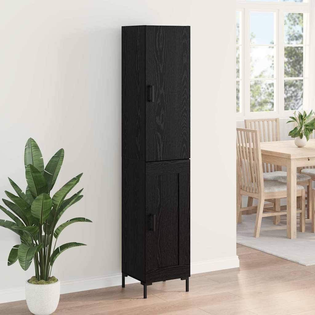 Magasfiú Fekete tölgy 34,5 x 34 x 180 cm Szerelt Fa 4
