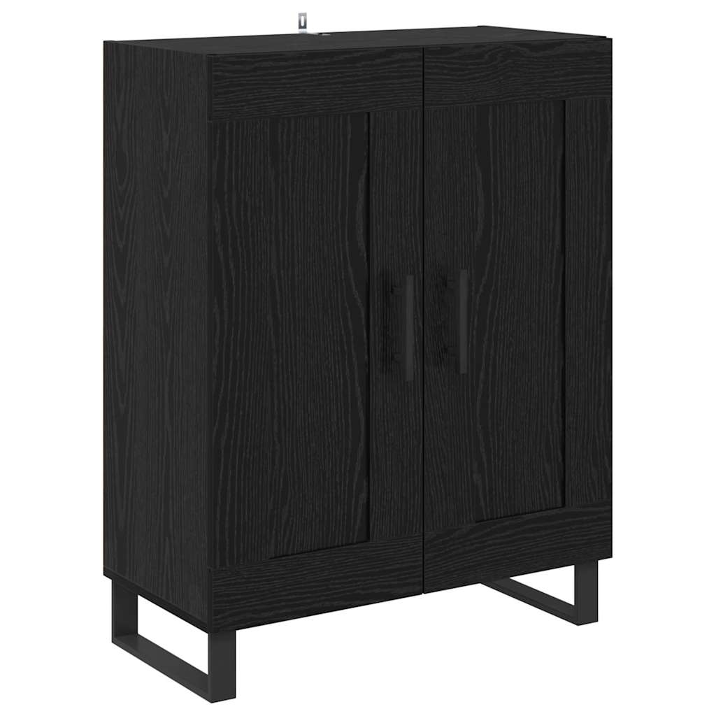 Magasfiú 2 db Fekete tölgy 69,5 x 34 x 180 cm 6