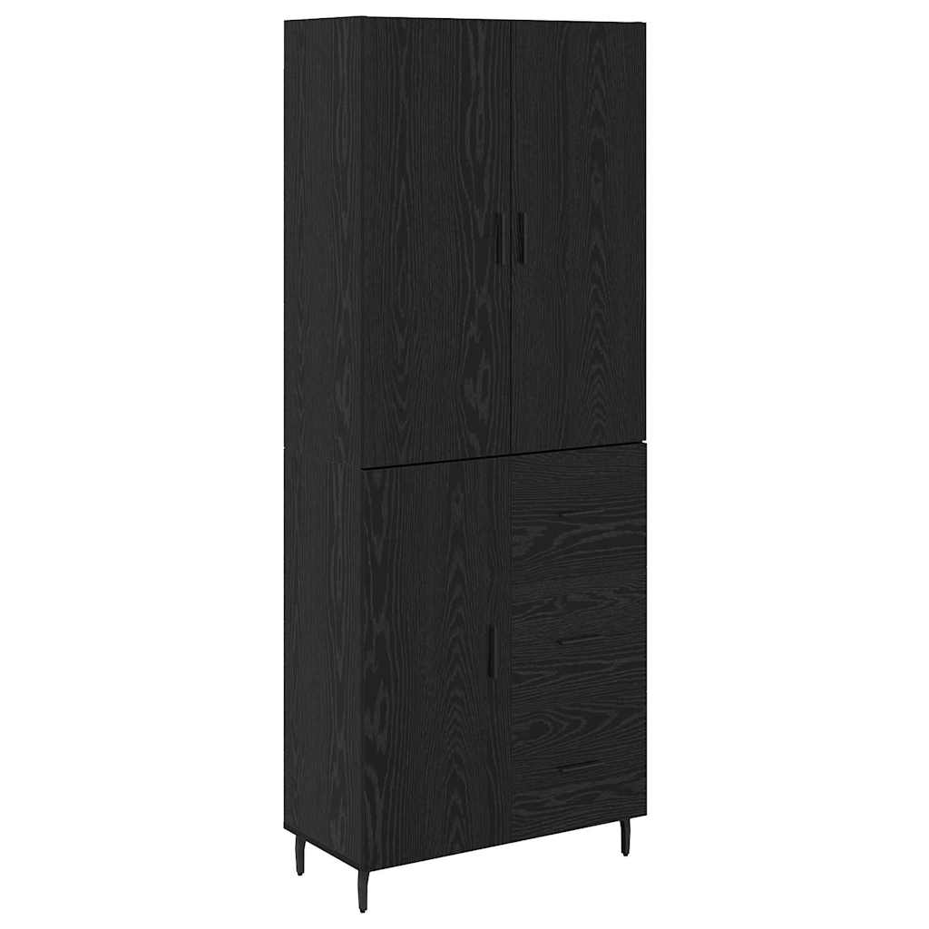 Magasfiú 2 db Musta tammi 69,5 x 34 x 180 cm Szerelt Fa 2