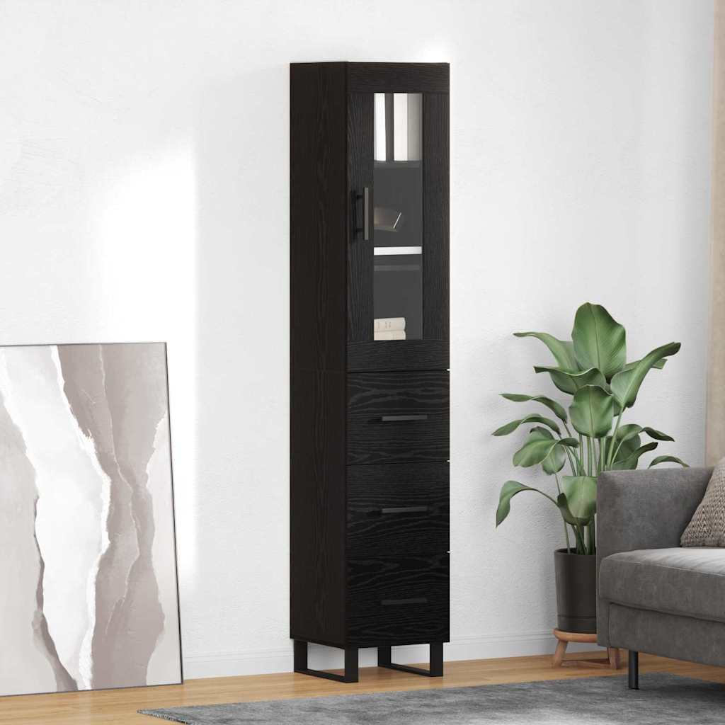 Magasfiú Fekete tölgy 34,5 x 34 x 180 cm Szerelt Fa