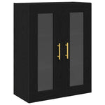 Magasfiú 2 db Fekete tölgy 69,5 x 34 x 180 cm Szerelt Fa 7
