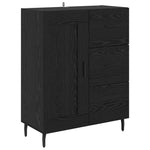 Magasfiú 2 db Fekete tölgy 69,5 x 34 x 180 cm Szerelt Fa 6