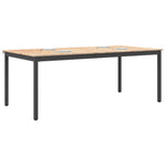 Étkezőasztal Természetes 200 x 100 x 75 cm Tömör fenyőfa 3