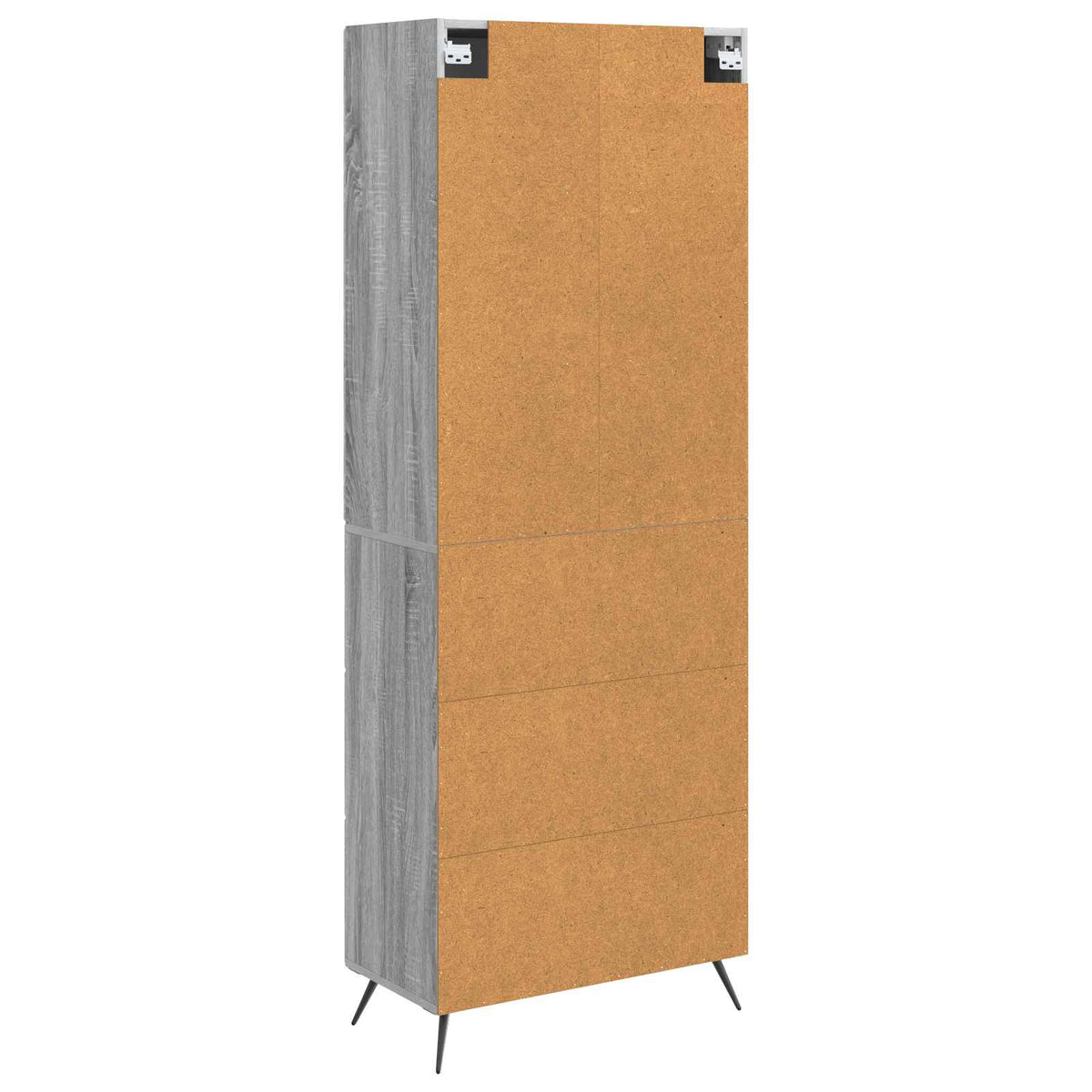 Szekrény szett 2 db 66 x 34,5 x 90 cm Szerelt Fa Szürke Sonoma 7