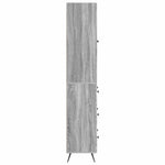 Szekrény szett 2 db 66 x 34,5 x 90 cm Szerelt Fa Szürke Sonoma 6