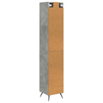 Szekrény szett 2 db 34,5 x 34,5 x 90 cm Szerelt Fa Betonszürke 7